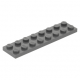 LEGO lapos elem 2x8, sötétszürke (3034)